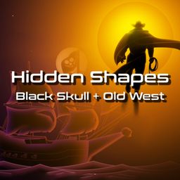 Hidden Shapes: Black Skull + Old West (英语)