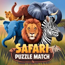 Safari Puzzle Match (日语, 韩语, 英语)