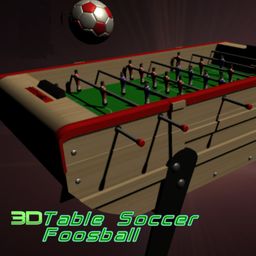 3D Table Soccer Foosball (英语)